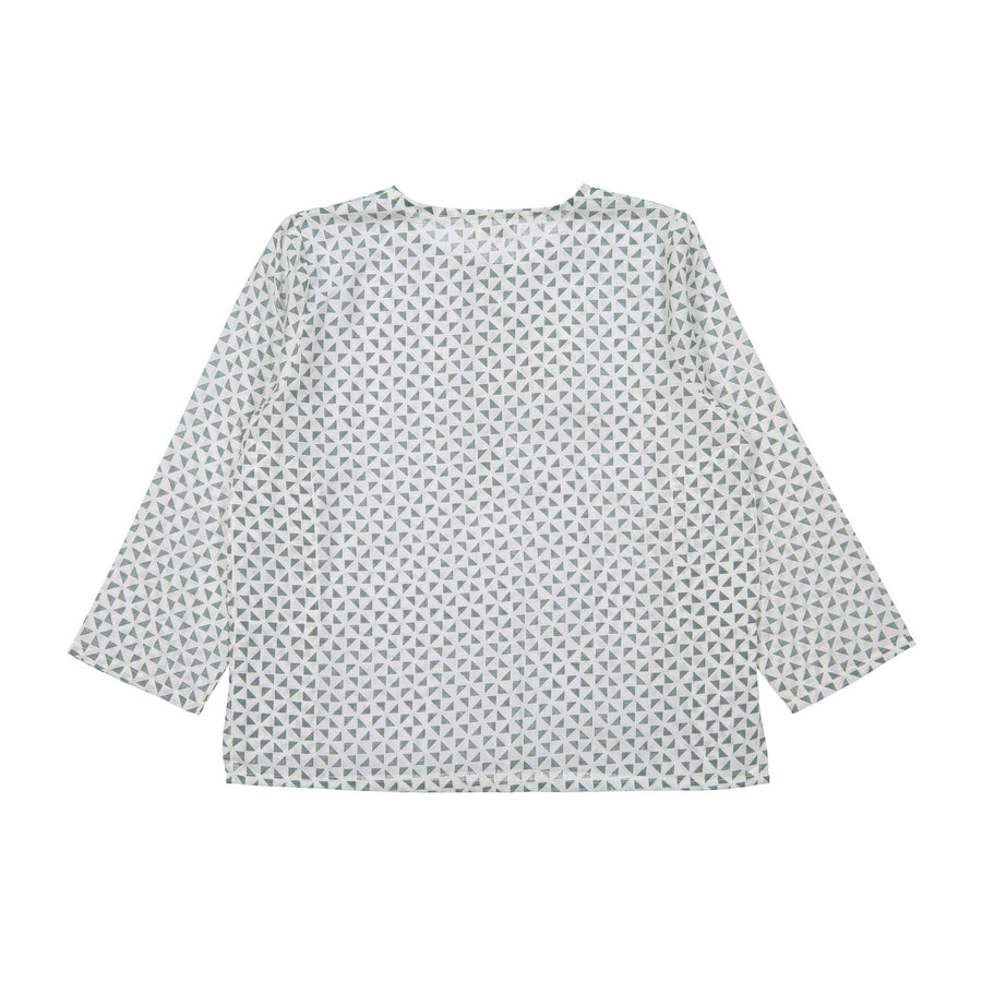 Keti Keta Deep Indigo Geometric Kumar Shirt