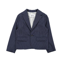 Bonpoint Marine Pinstriped Blazer