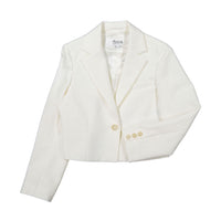 Bonpoint Cream Tuxedo Blazer