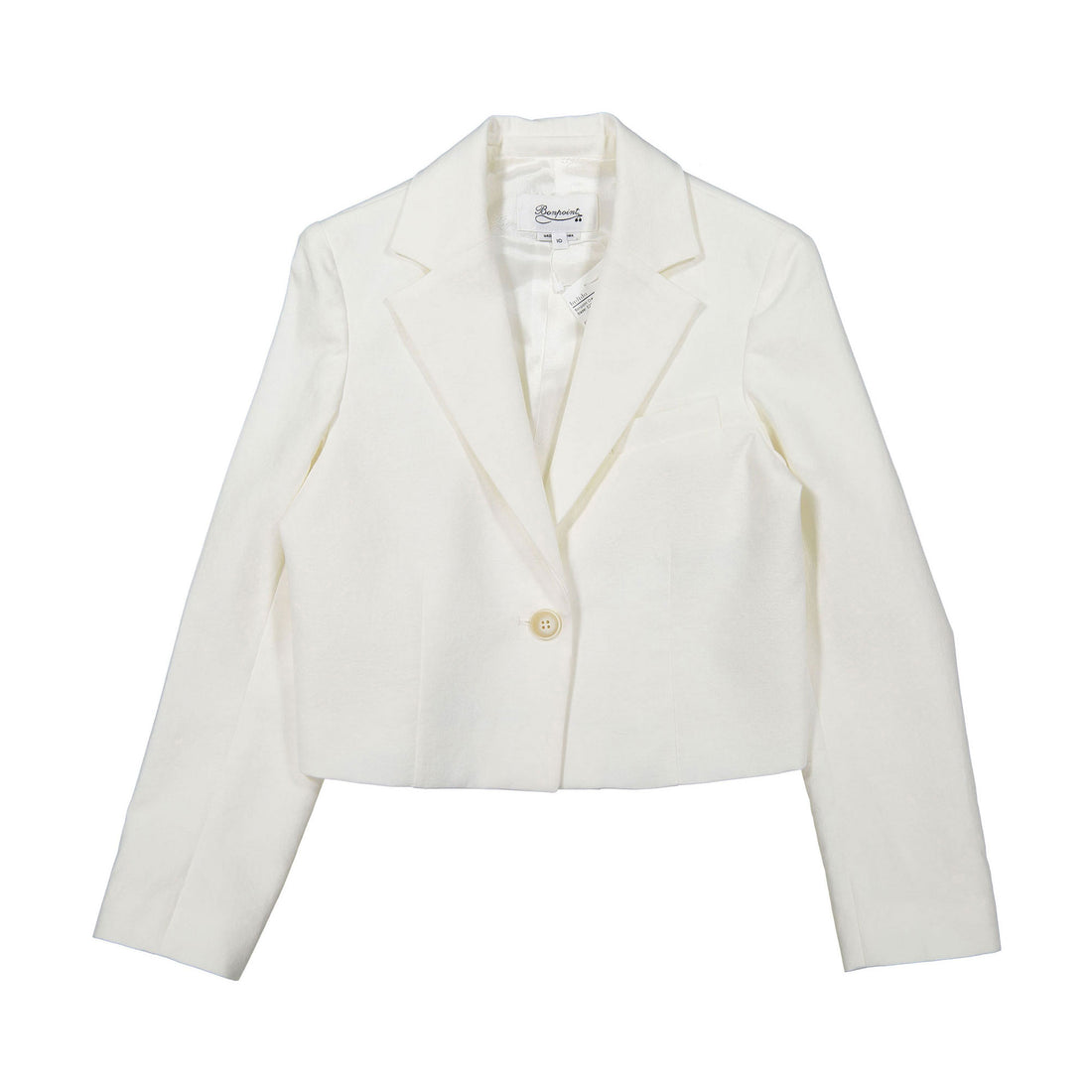 Bonpoint Cream Tuxedo Blazer