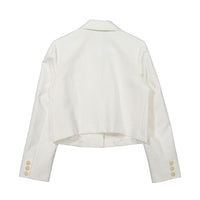 Bonpoint Cream Tuxedo Blazer