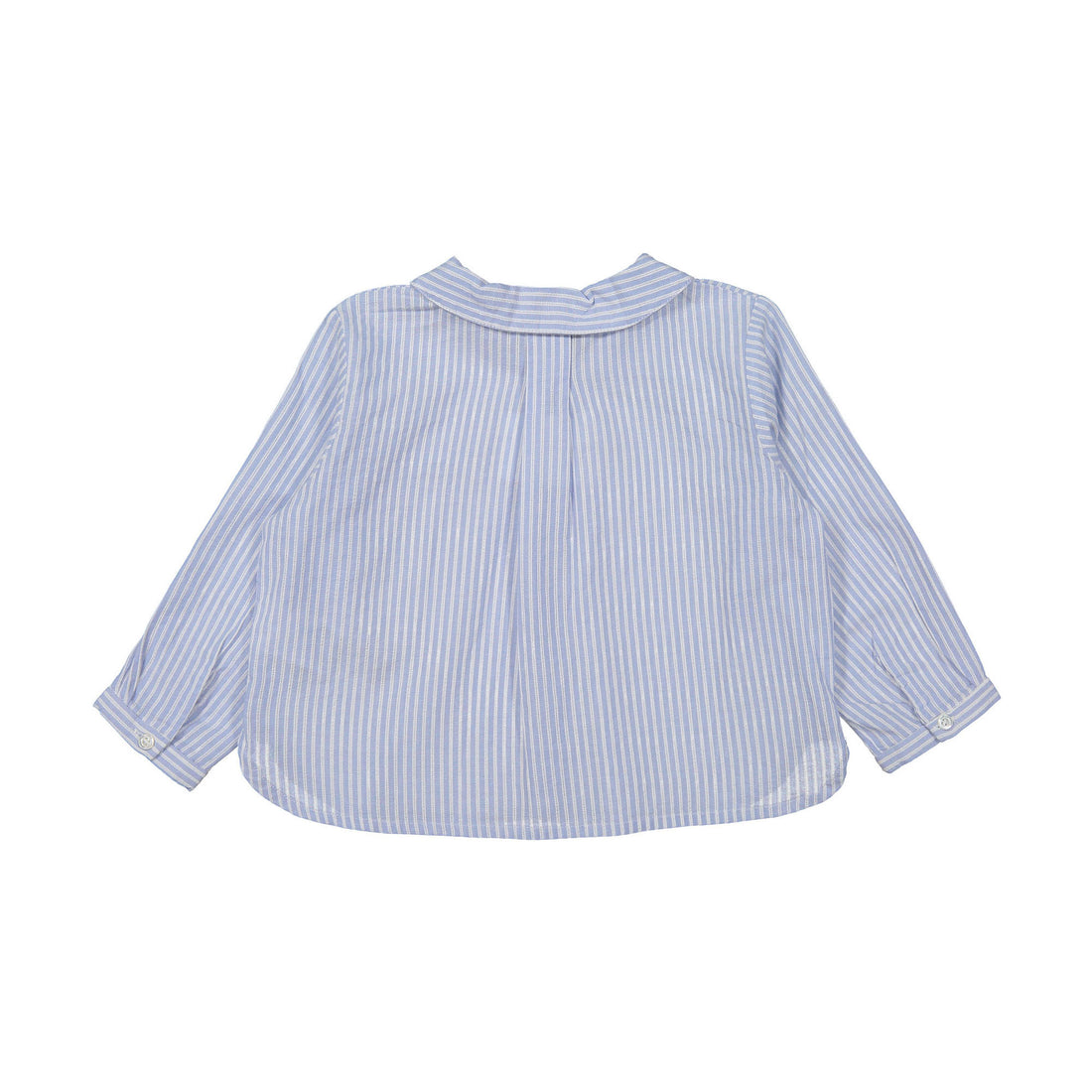 Bonpoint Blue Sea Stripe Nathan Baby Shirt