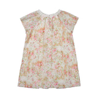 Bonpoint Pink Floral Chevron Nelly Dress