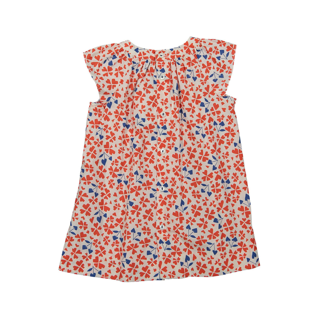 Bonpoint Red Heart Print Lelia Baby Dress