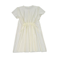 Orimusi Cream Flare Cinched Dress