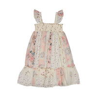 Bonpoint Rose Floral Patchwork Nestina Sundress