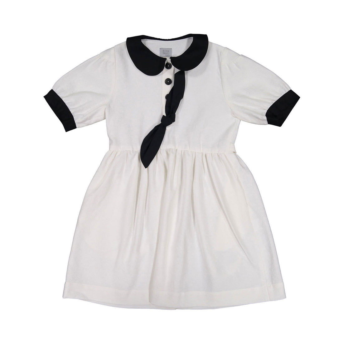 Hilda.Henri White/Black Cacilia Dress