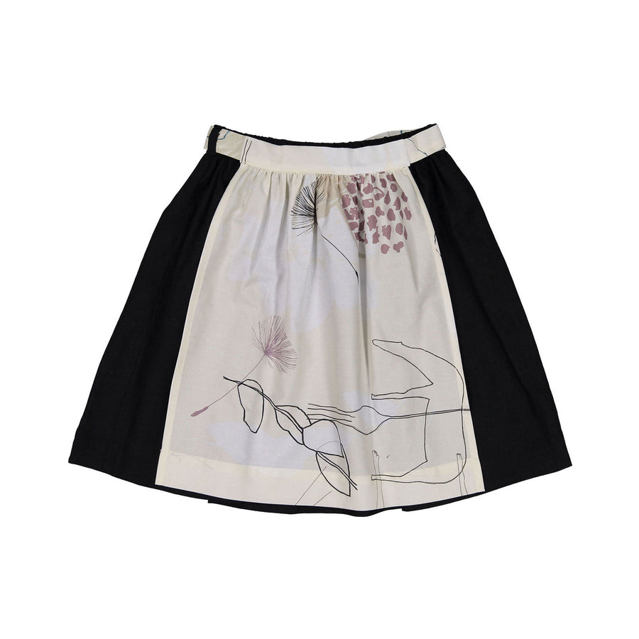Hilda.Henri Nostalgic Print Apron Skirt