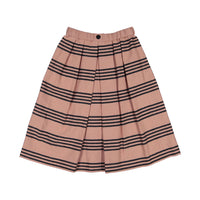 Hilda.Henri Salmon Tea Stripes Sophia Skirt