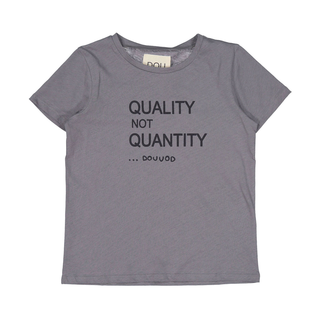 DOUDOU Grey Quality Tee