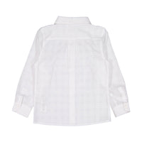 DOUDOU White Plaid Shirt