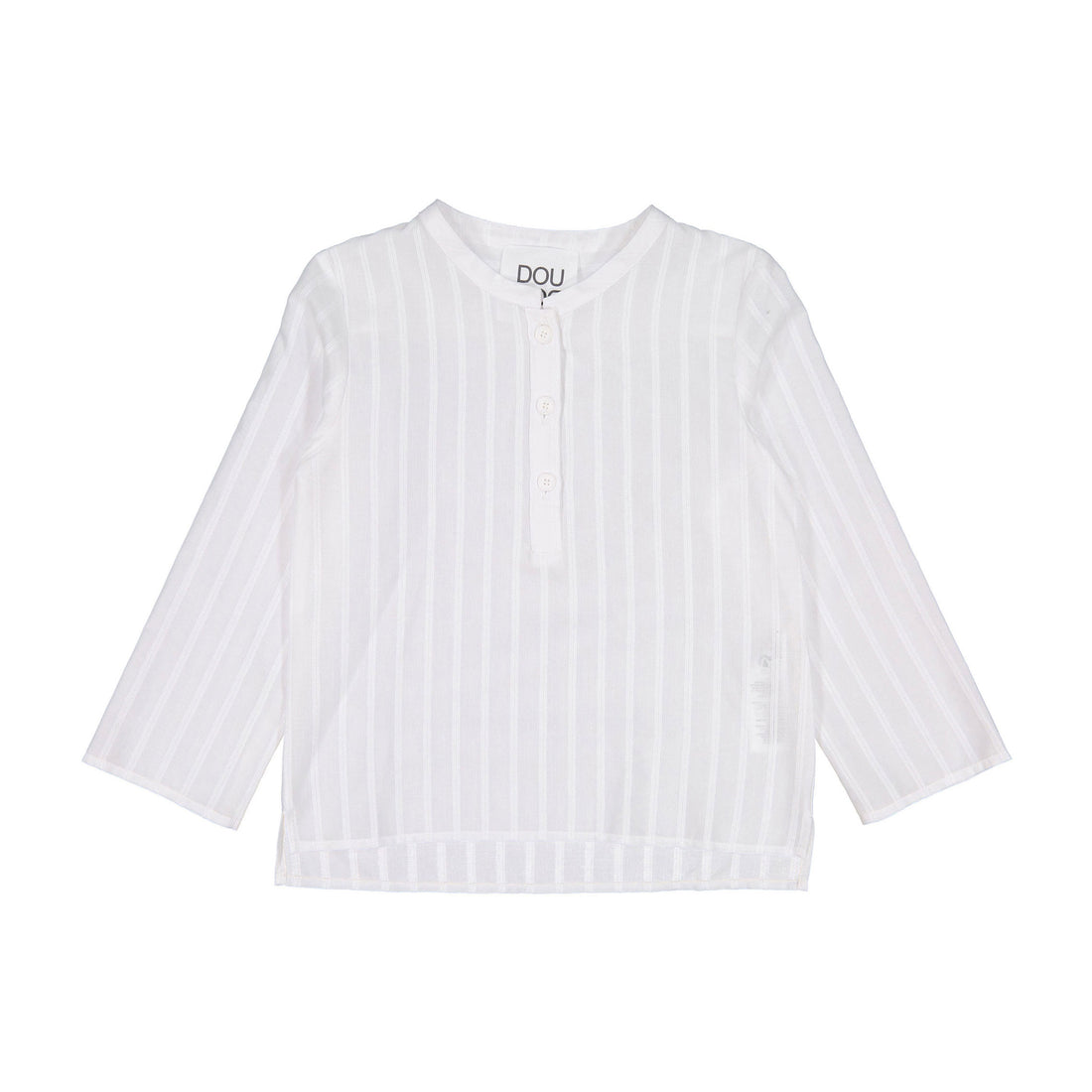 DOUDOU White Striped Tunic