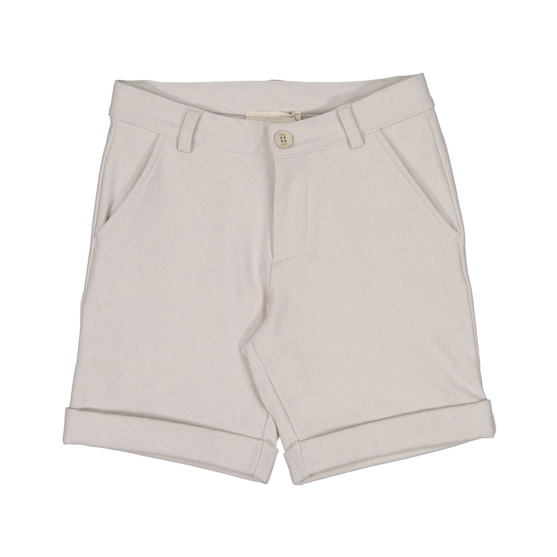 DOUDOU Beige Jersey Shorts