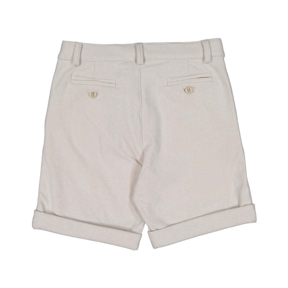 DOUDOU Beige Jersey Shorts