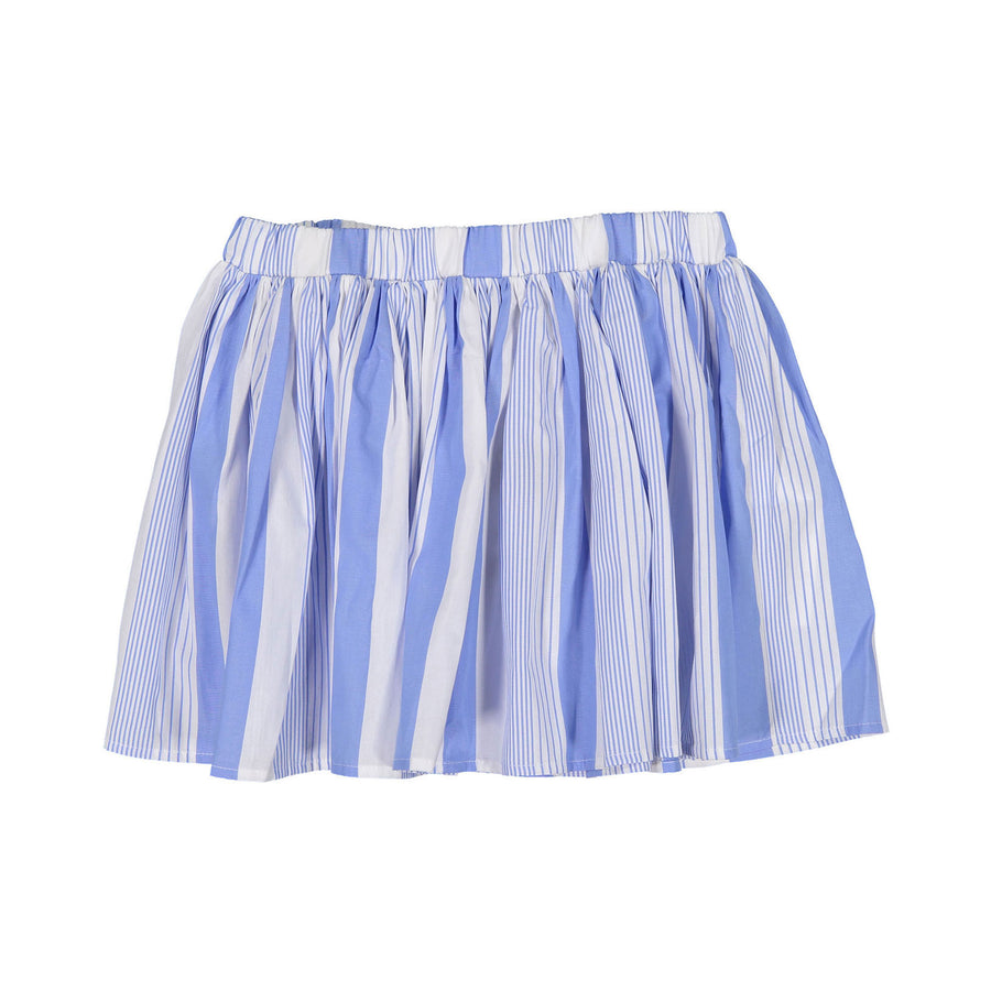 DOUDOU Blue Print Skirt