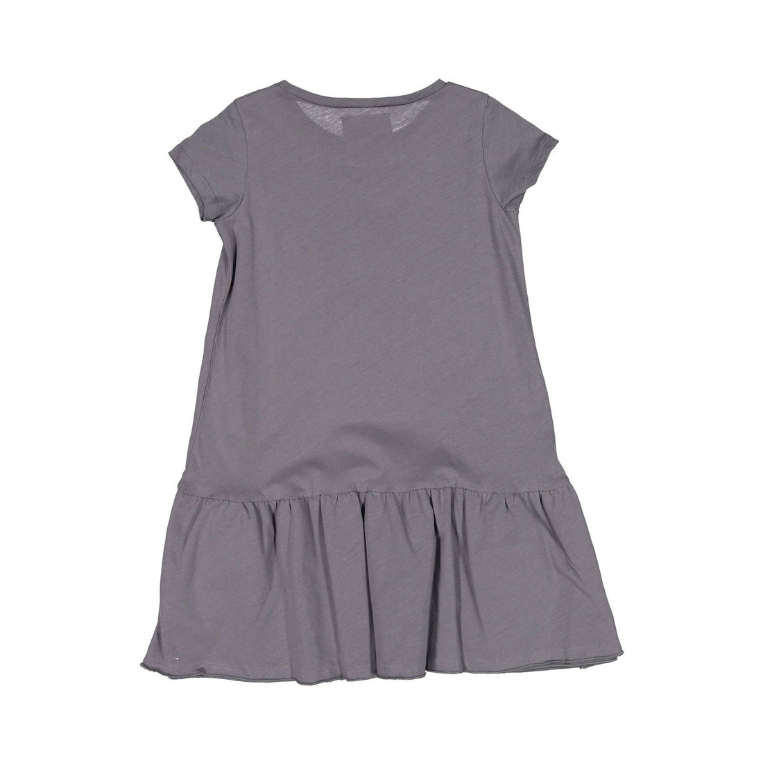 DOUDOU Grey Logo Jersey Dress