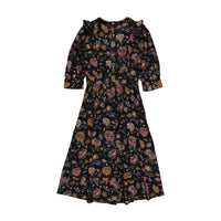 Soeur Black Floral Isa Dress