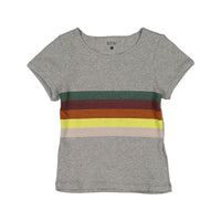 BTW Grey Chest Stripe Tee