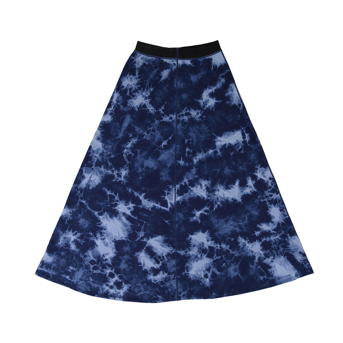 FYI Denim Tie Die Maxi Skirt