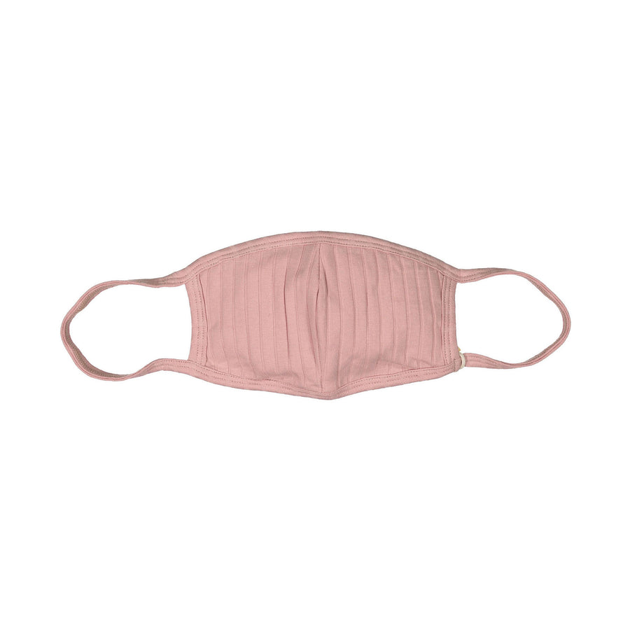 FYI Pink Ribbed Face Mask