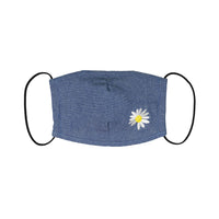 Ladida Denim Sunflower Face Mask