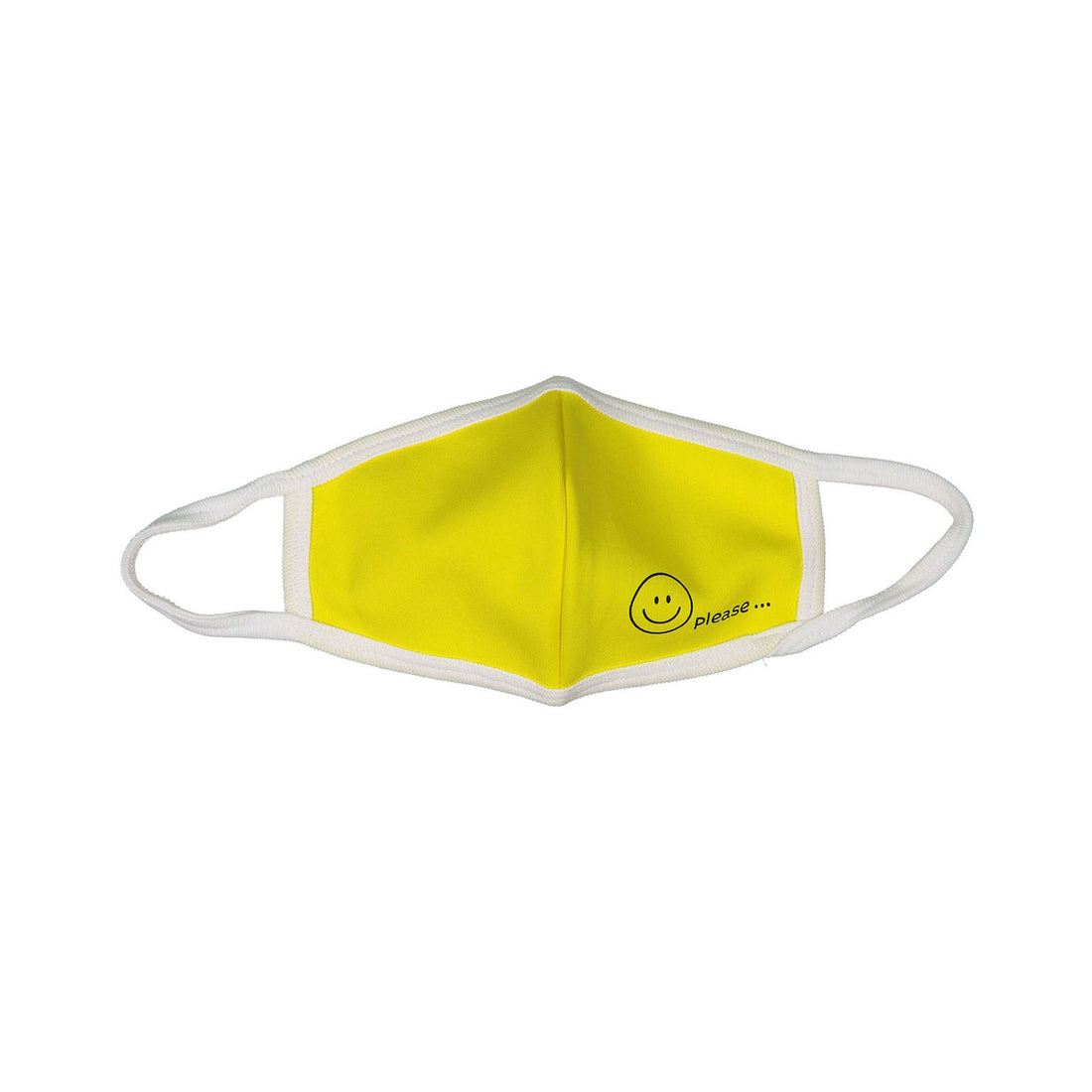 Ladida Yellow Smile Face Mask
