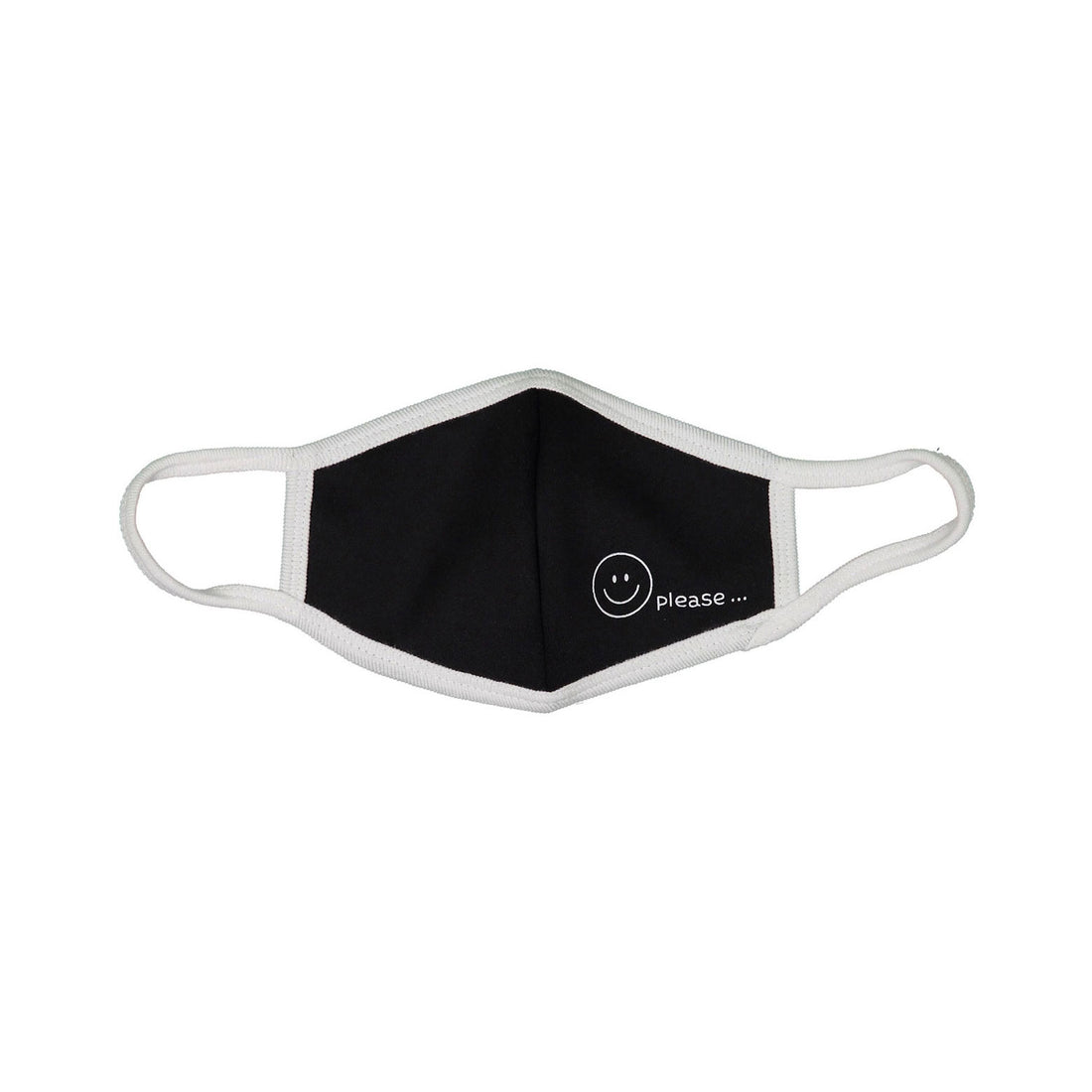 Ladida Black Smile Face Mask