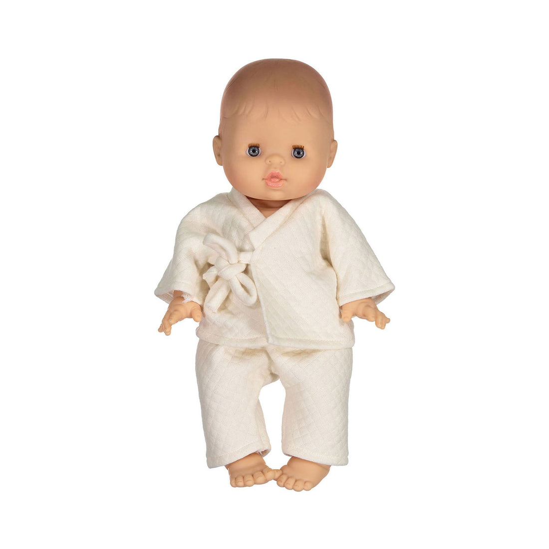 Minikane Quilted Ecru Niko Kimono Set