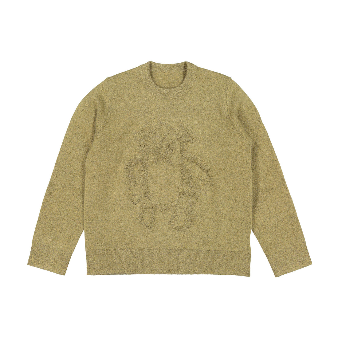 JNBY Olive Green Sweater With Embroidered Graphic
