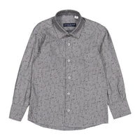Manuelle Frank Charcoal Grey Printed Shirt