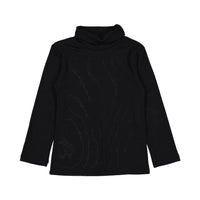 Boys and Arrows Black Mock Neck Top