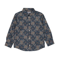 Boys and Arrows Teal Paisley Shirt