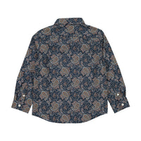 Boys and Arrows Teal Paisley Shirt