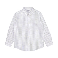 Boys and Arrows White Stitched Dots Shirt