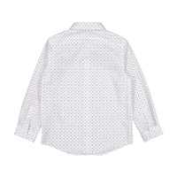 Boys and Arrows White Stitched Dots Shirt