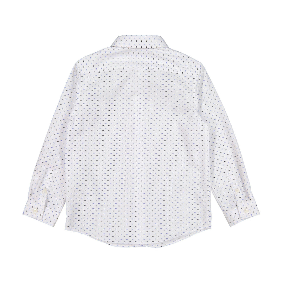Boys and Arrows White Stitched Dots Shirt