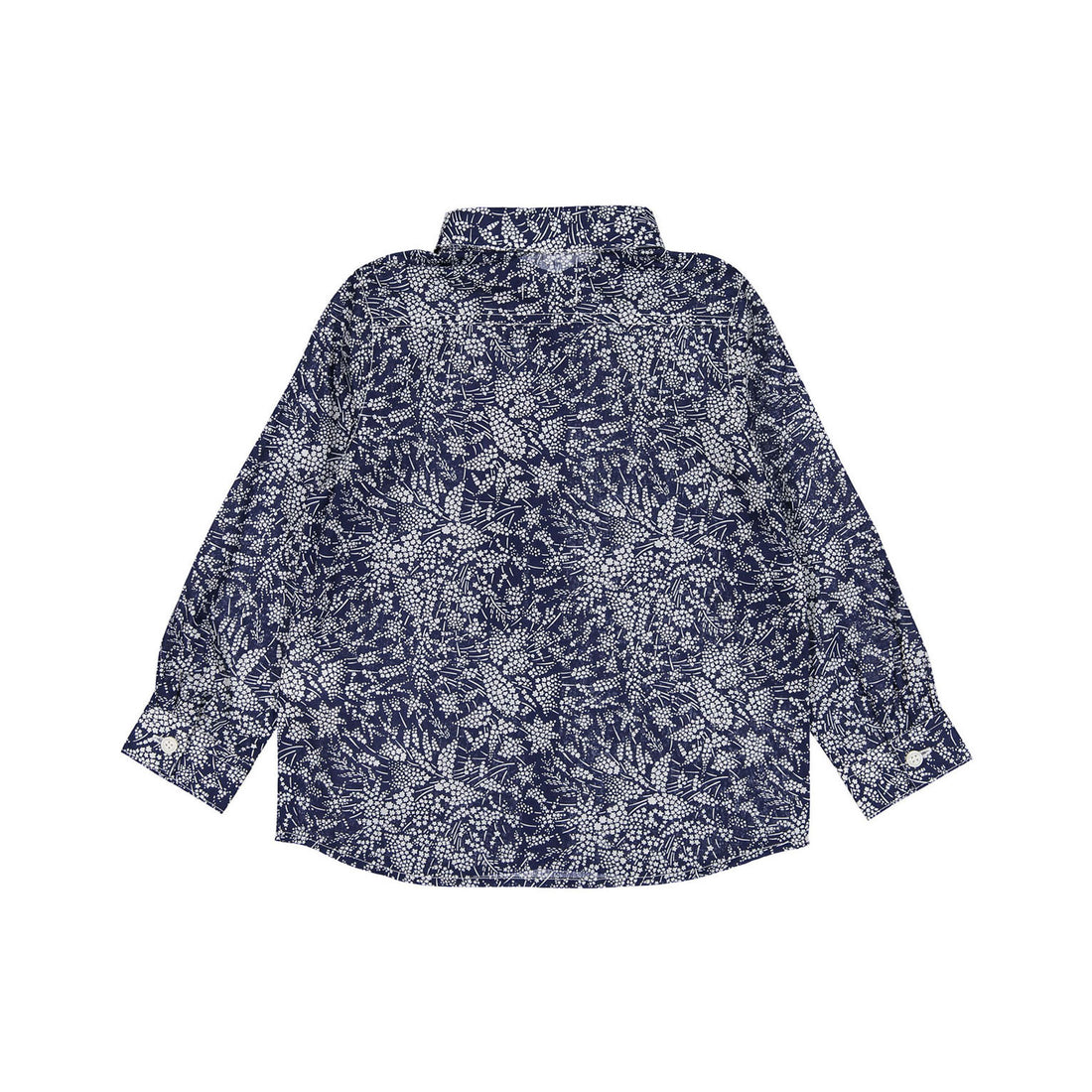 IKKS Navy Printed Button Down Shirt Cargo