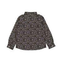 IKKS Black Baby Long Sleeve Printed Button Down Shirt Rock
