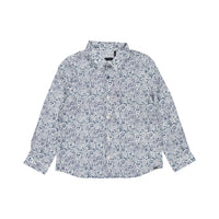 IKKS White Floral Button Down Shirt Floral