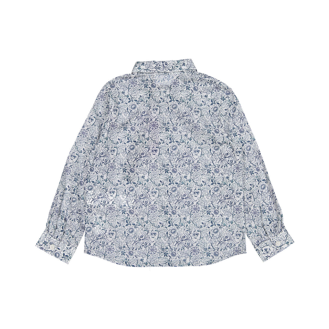 IKKS White Floral Button Down Shirt Floral