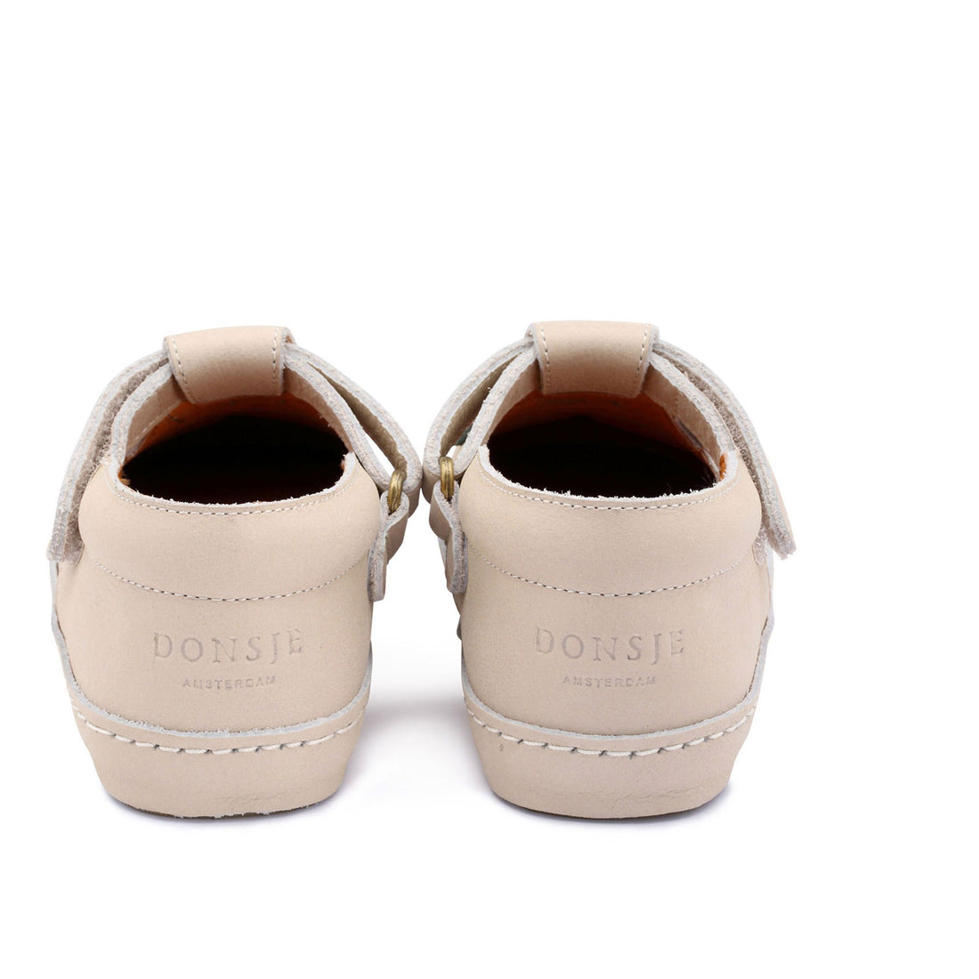 Donsje Cream Clay Leather Cherry Bowi Shoes