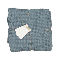 Mallino Waffle Blanket - Ocean