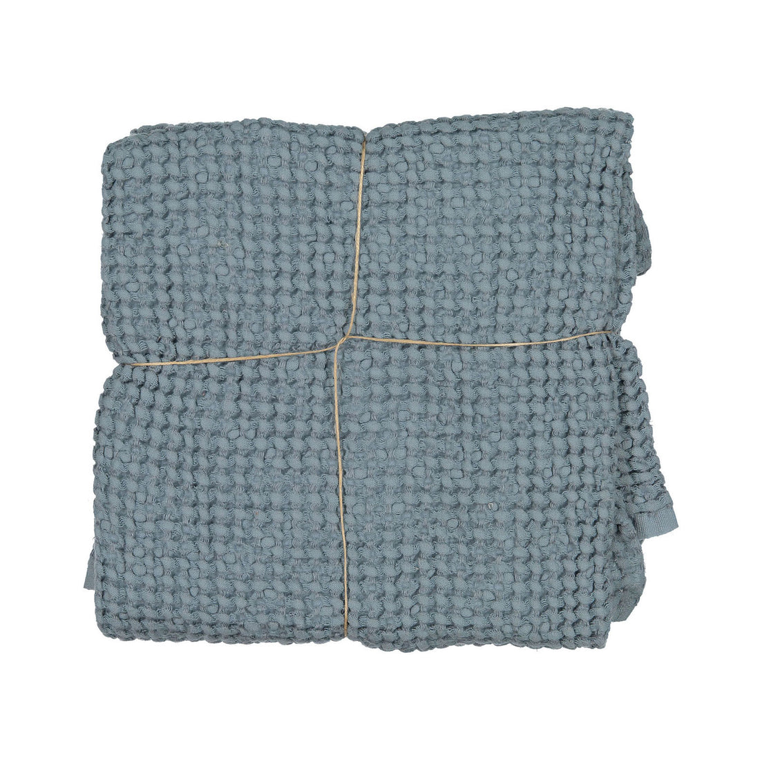 Mallino Waffle Blanket - Ocean