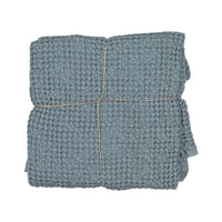 Mallino Waffle Blanket - Ocean