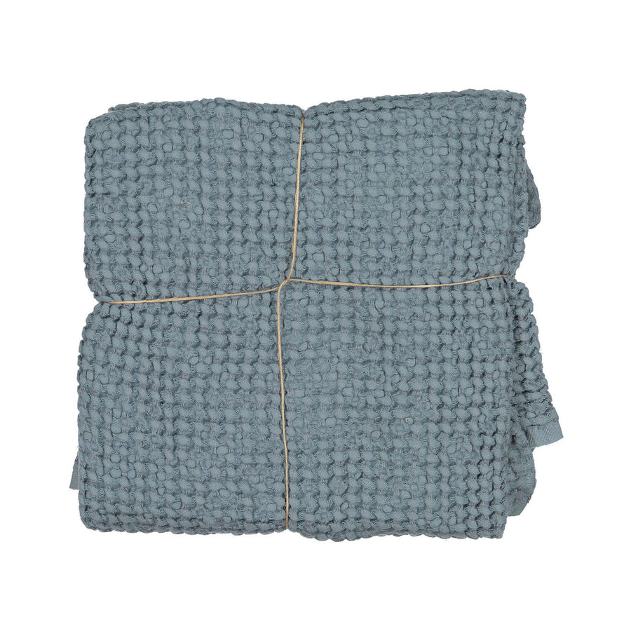 Mallino Waffle Blanket - Ocean