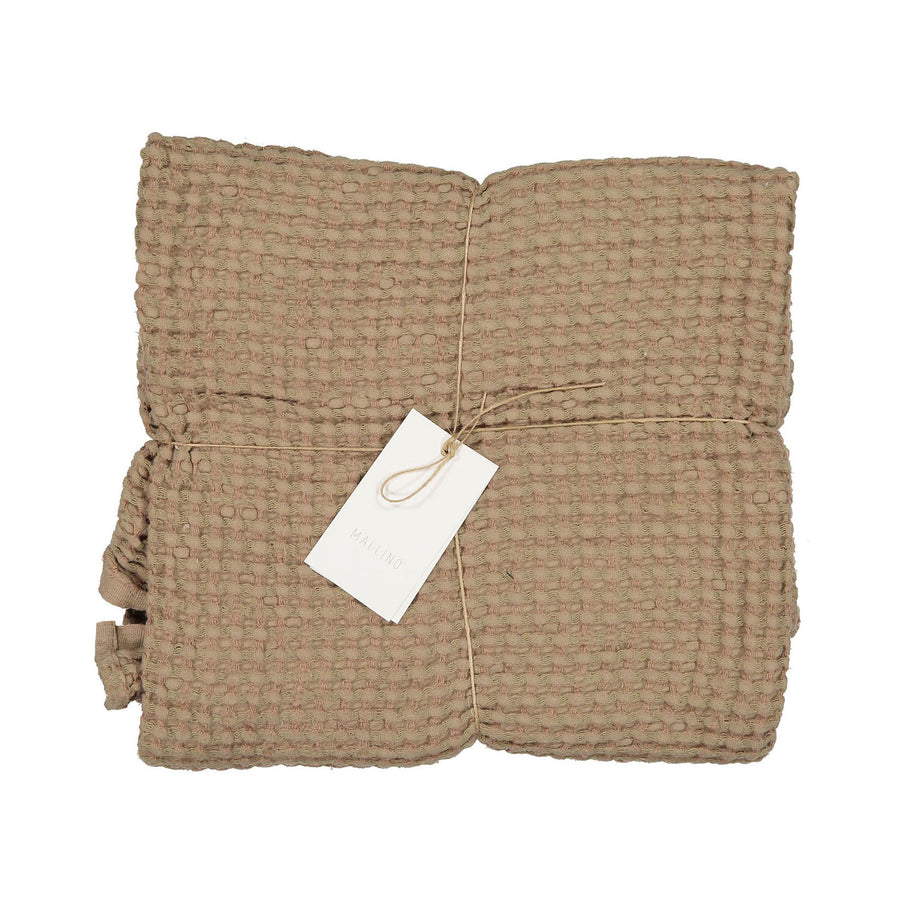 Mallino Waffle Blanket - Earth