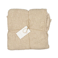 Mallino Waffle Blanket - Almond