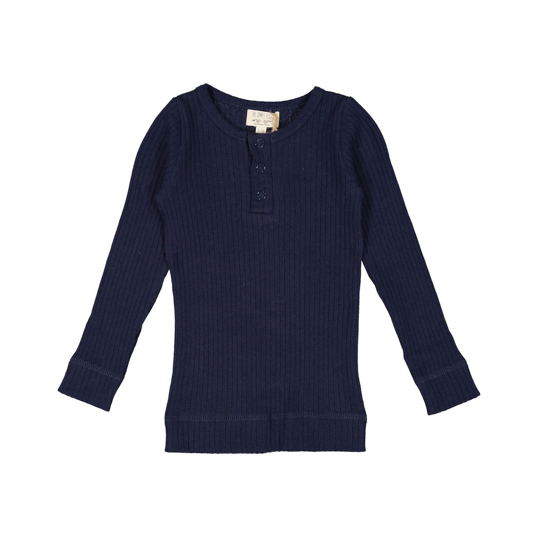 The Simple Folk The Ribbed Top-Indigo