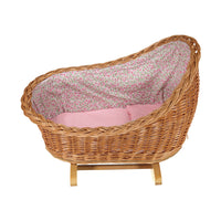 Minikane Gaston Pink Flowers Rocking Cradle
