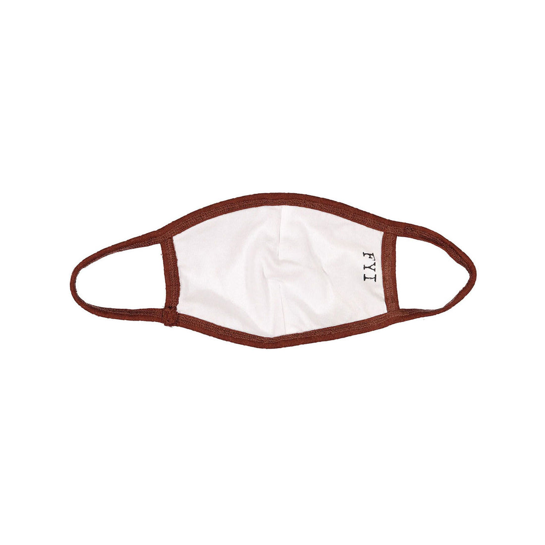 FYI Chocolate Ribbed  Face Mask